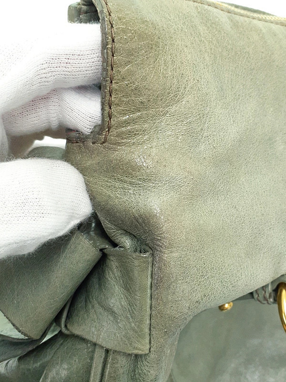 Miu Miu Rion Side Handbag - Picture 5 of 9